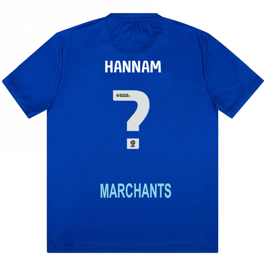 Kids Football Shawna Hannam #0 Green Away Jersey 2024/25 T-Shirt Australia