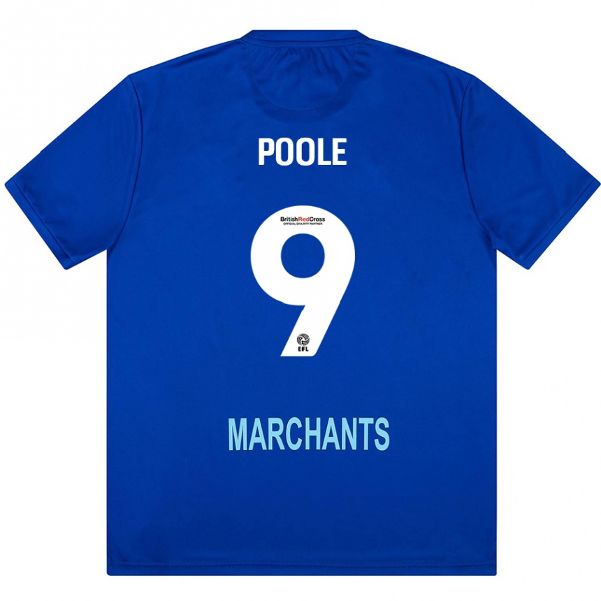 Kids Football Phoebie Poole #9 Green Away Jersey 2024/25 T-Shirt Australia