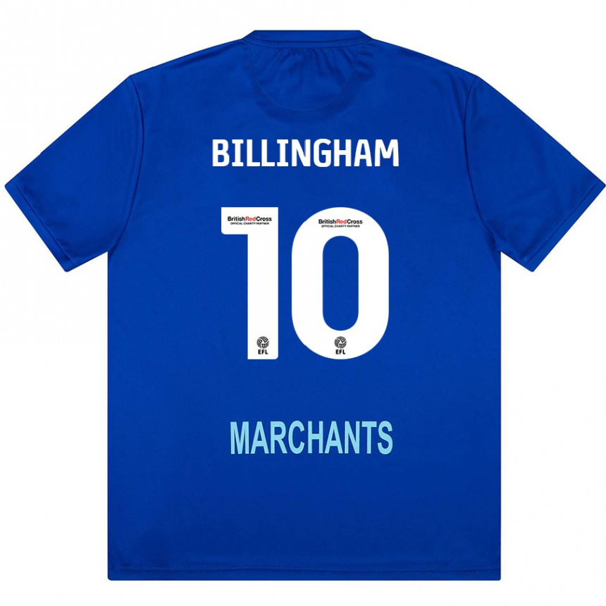 Kids Football Lily Billingham #10 Green Away Jersey 2024/25 T-Shirt Australia