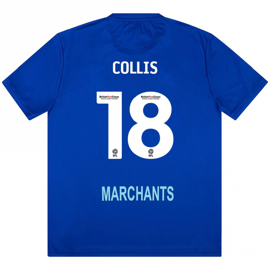 Kids Football Maisy Collis #18 Green Away Jersey 2024/25 T-Shirt Australia