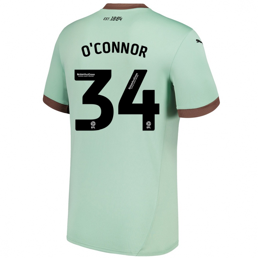 Kids Football Dolcie O'connor #34 Pale Green Away Jersey 2024/25 T-Shirt Australia