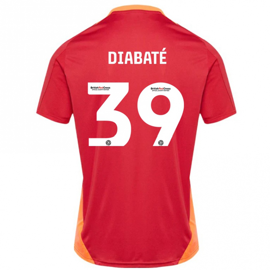 Kids Football Cheick Diabaté #39 Blue Off White Away Jersey 2024/25 T-Shirt Australia