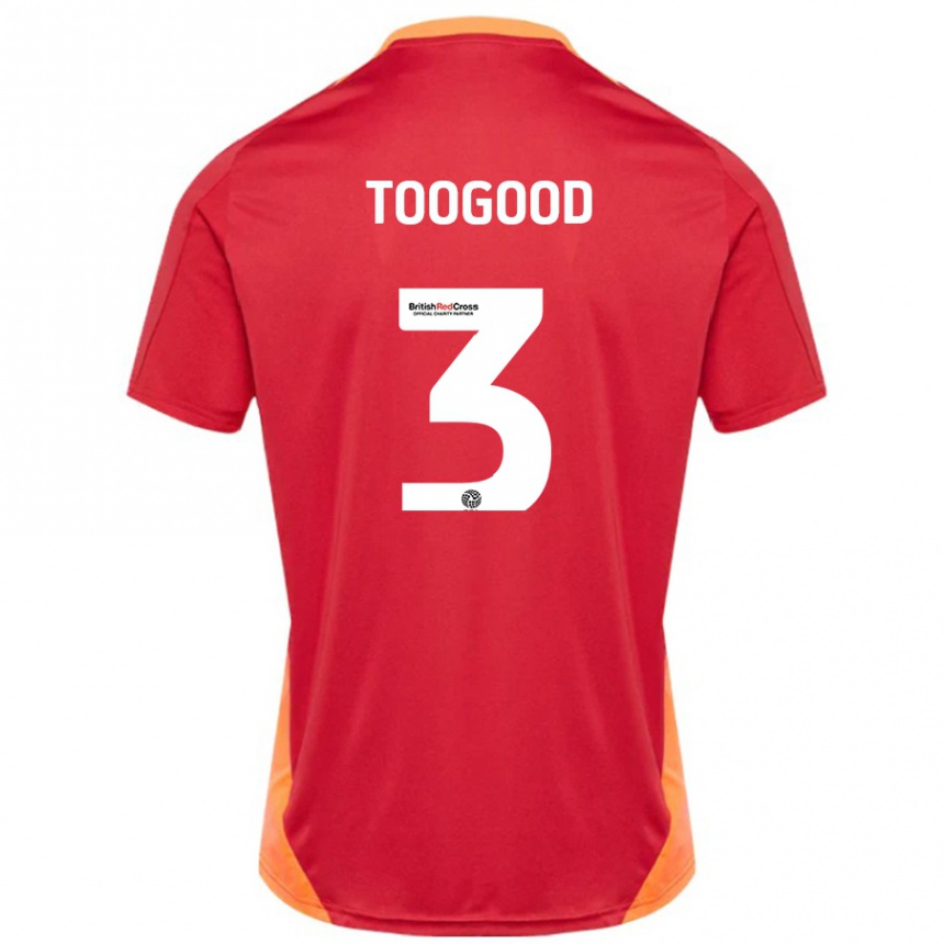 Kids Football Emily Toogood #3 Blue Off White Away Jersey 2024/25 T-Shirt Australia