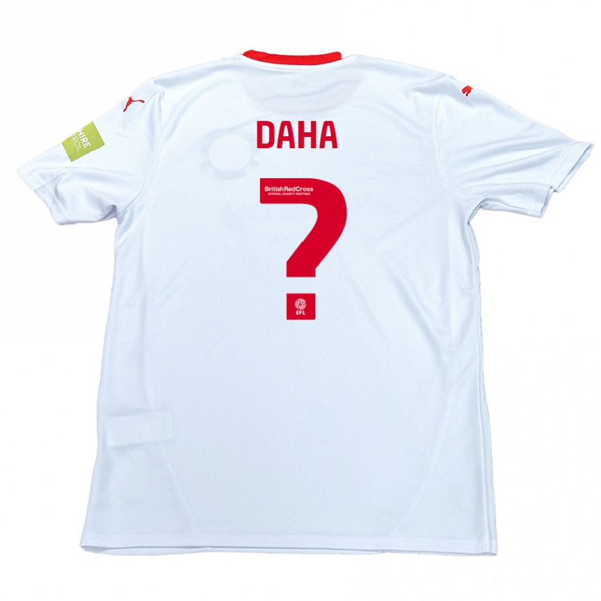 Kids Football Hermann Daha #0 White Away Jersey 2024/25 T-Shirt Australia