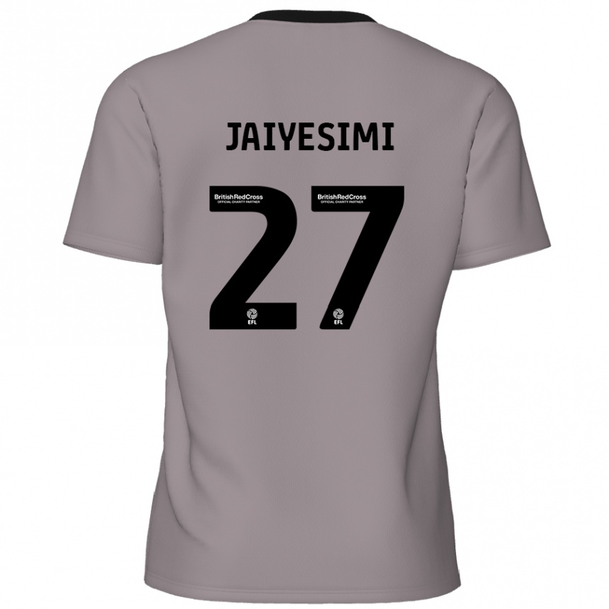 Kids Football Diallang Jaiyesimi #27 Grey Away Jersey 2024/25 T-Shirt Australia