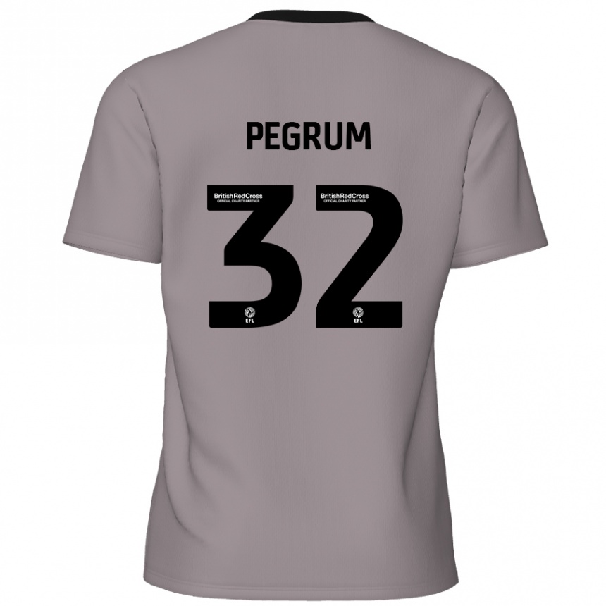 Kids Football Charlie Pegrum #32 Grey Away Jersey 2024/25 T-Shirt Australia