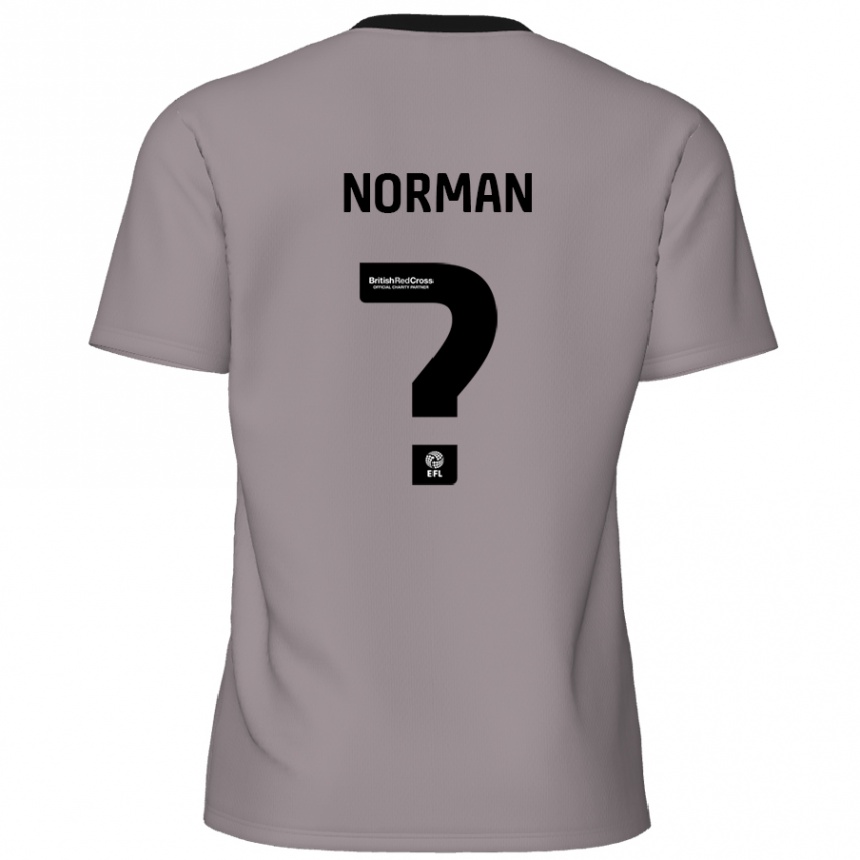 Kids Football Freddie Norman #0 Grey Away Jersey 2024/25 T-Shirt Australia