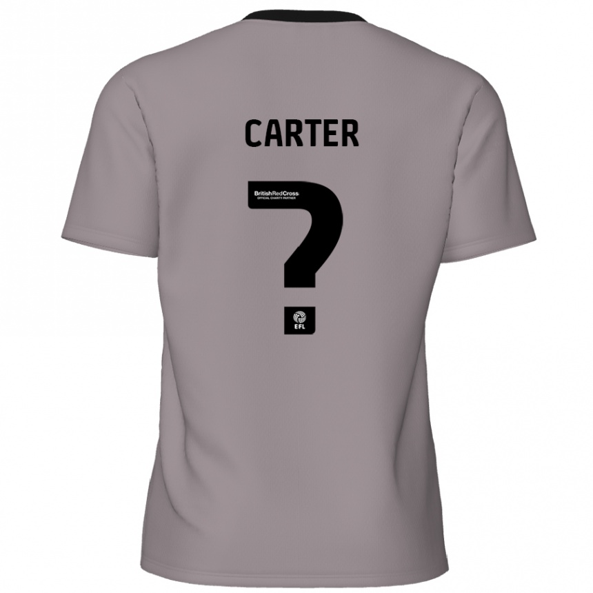 Kids Football Dan Carter #0 Grey Away Jersey 2024/25 T-Shirt Australia