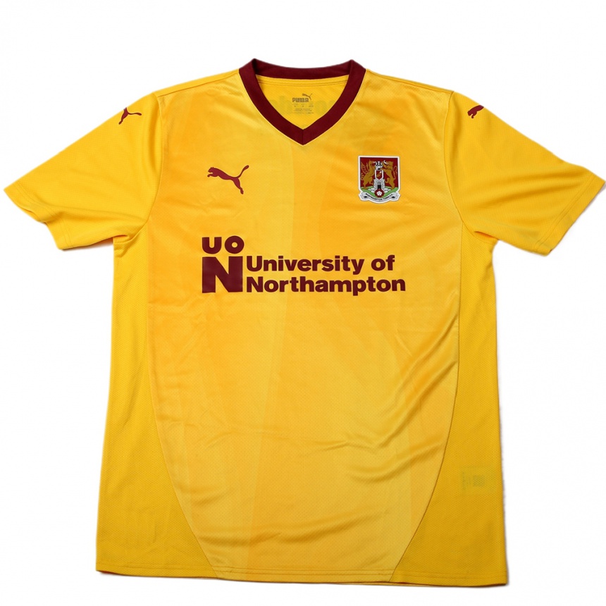 Kids Football Liam Mccarron #17 Orange  Burgundy Away Jersey 2024/25 T-Shirt Australia