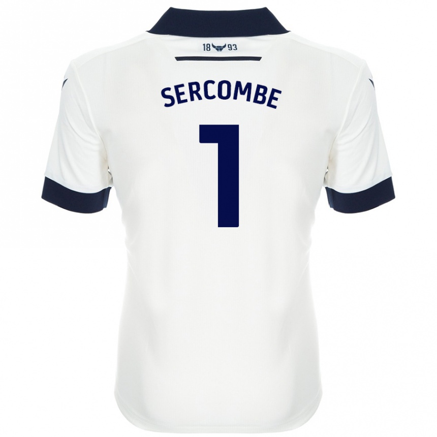 Kids Football Paris Sercombe #1 White Navy Blue Away Jersey 2024/25 T-Shirt Australia