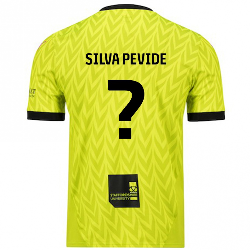 Kids Football Joao Silva Pevide #0 Fluorescent Green Away Jersey 2024/25 T-Shirt Australia