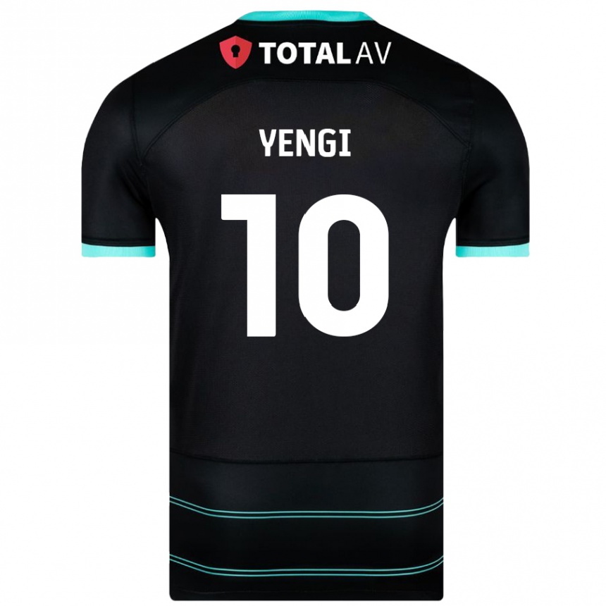 Kids Football Kusini Yengi #10 Black Away Jersey 2024/25 T-Shirt Australia