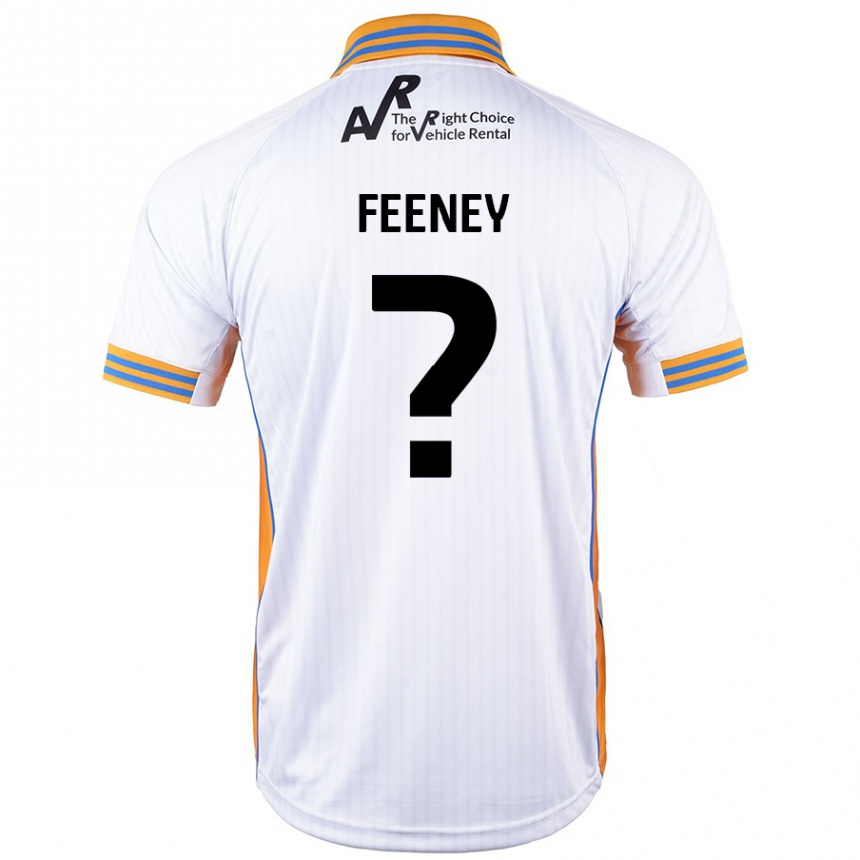 Kids Football Josh Feeney #0 White Away Jersey 2024/25 T-Shirt Australia