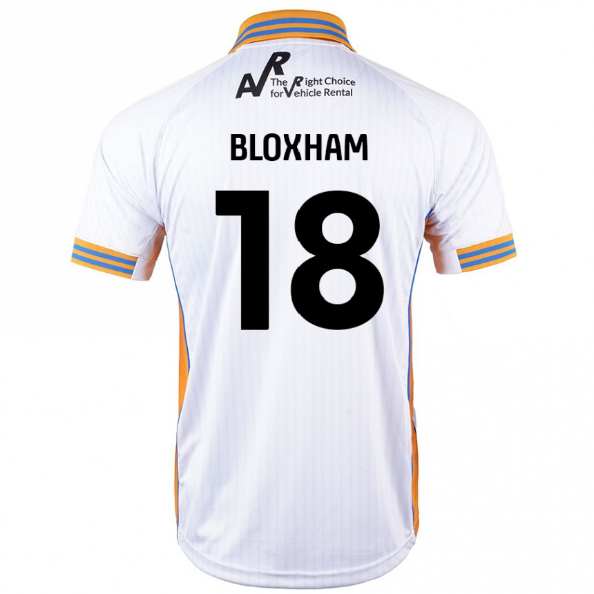 Kids Football Tom Bloxham #18 White Away Jersey 2024/25 T-Shirt Australia