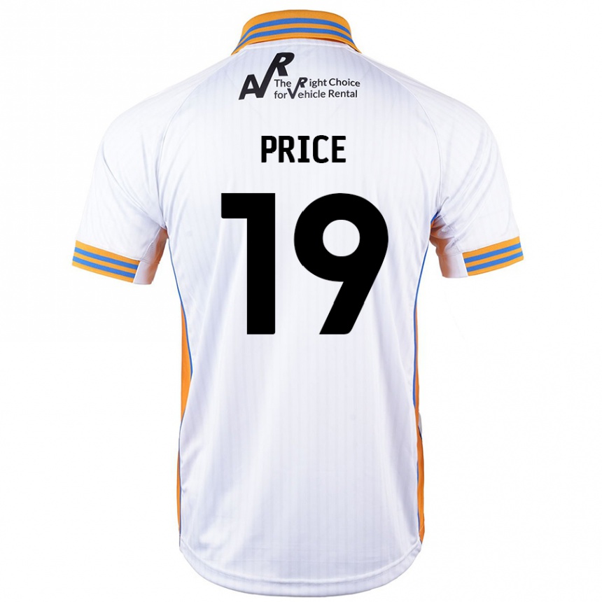 Kids Football Jack Price #19 White Away Jersey 2024/25 T-Shirt Australia