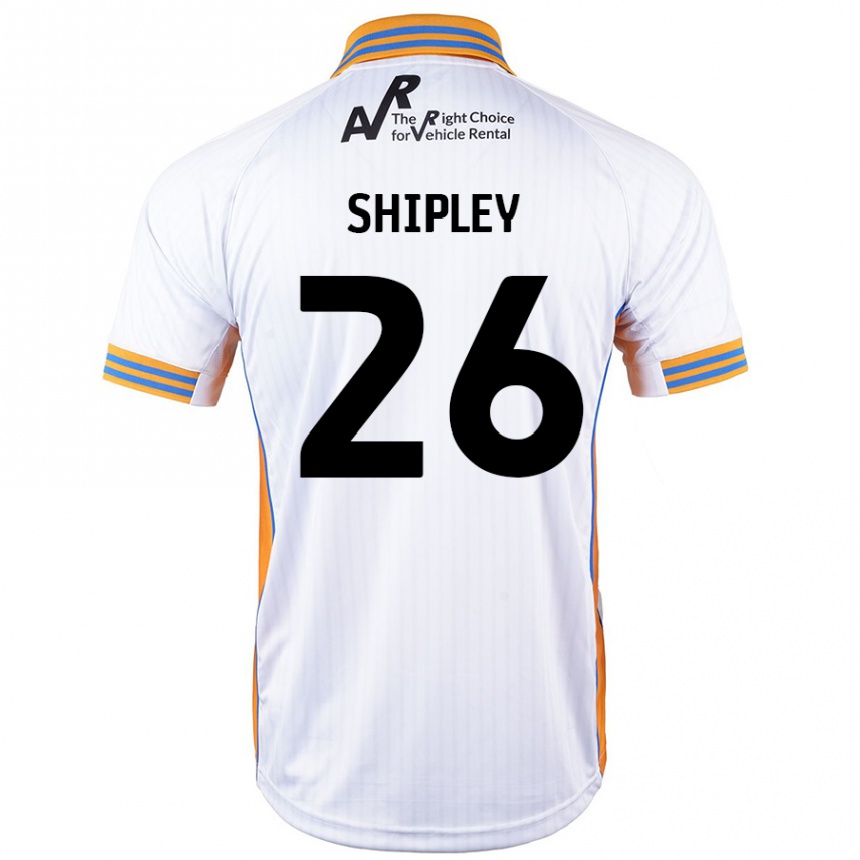 Kids Football Jordan Shipley #26 White Away Jersey 2024/25 T-Shirt Australia