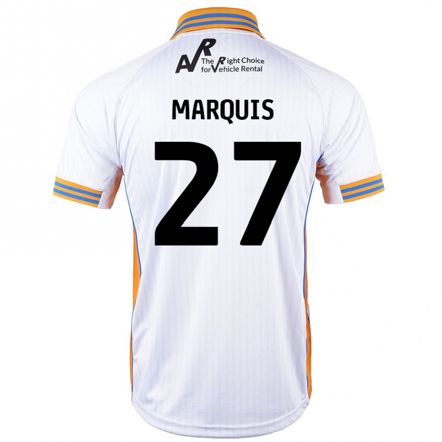 Kids Football John Marquis #27 White Away Jersey 2024/25 T-Shirt Australia