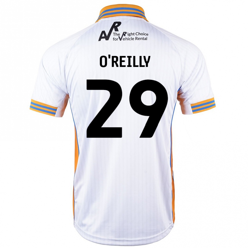 Kids Football Tommi O'reilly #29 White Away Jersey 2024/25 T-Shirt Australia