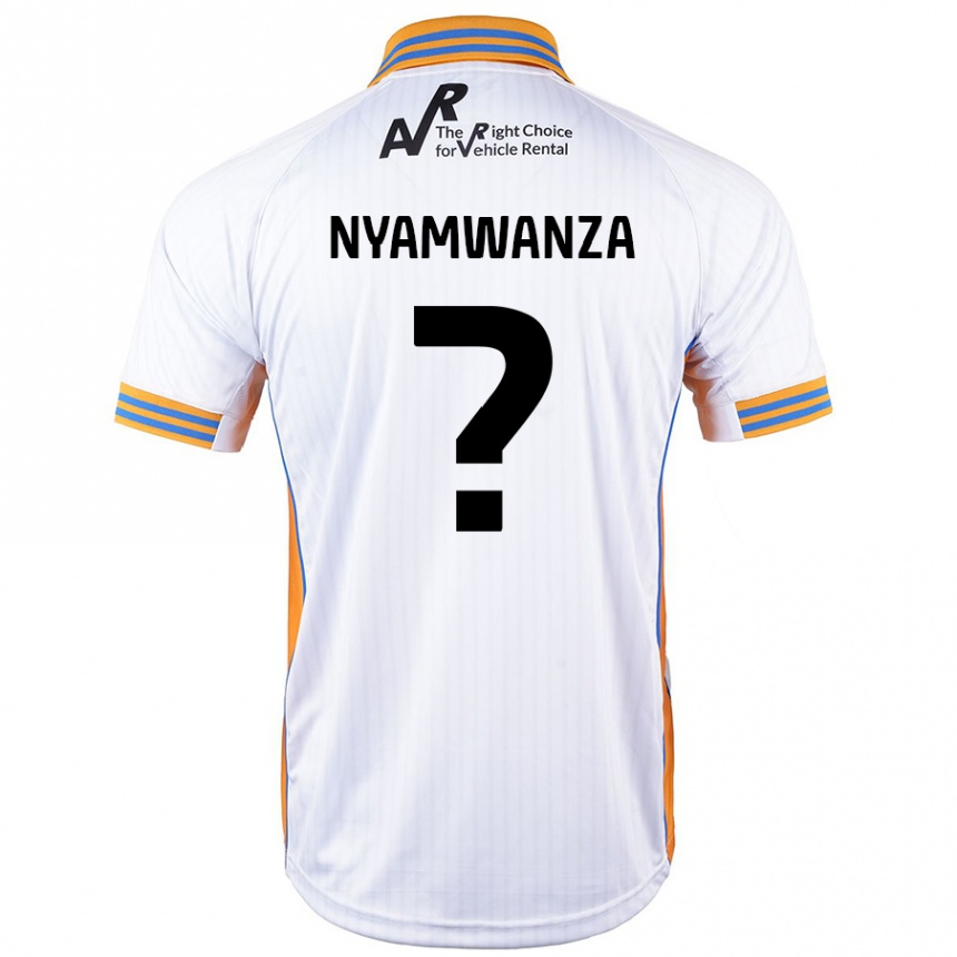 Kids Football Simba Nyamwanza #0 White Away Jersey 2024/25 T-Shirt Australia