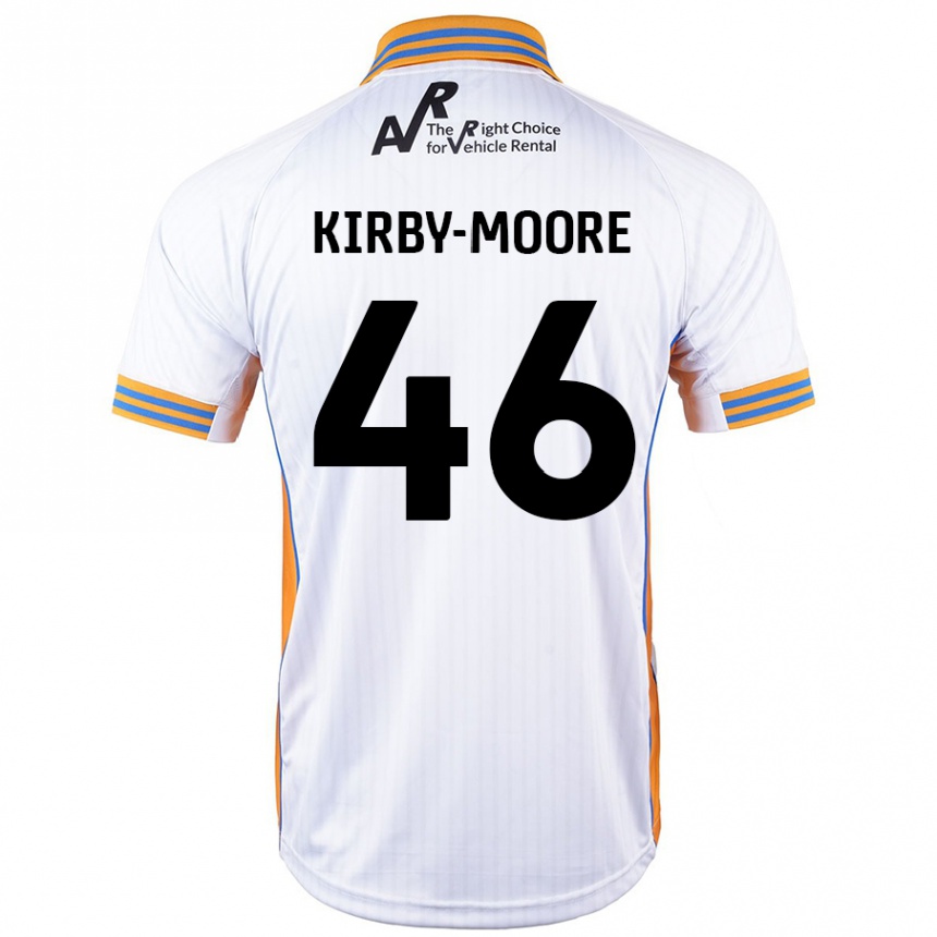 Kids Football Harvey Kirby-Moore #46 White Away Jersey 2024/25 T-Shirt Australia