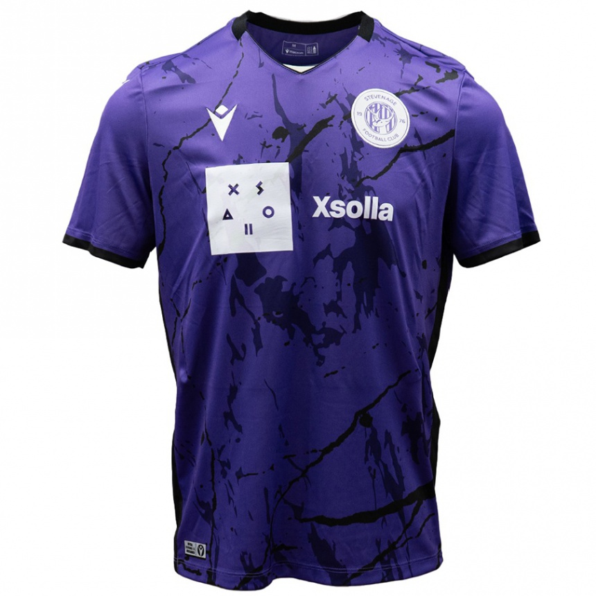 Kids Football Jamie Reid #19 Purple Away Jersey 2024/25 T-Shirt Australia