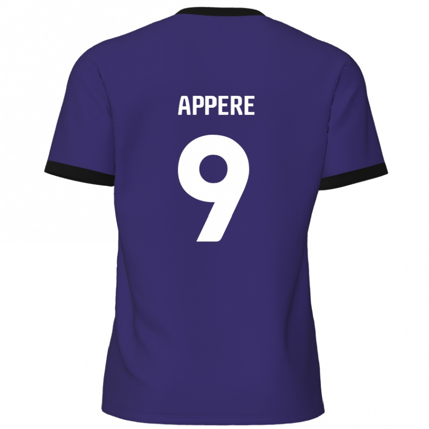 Kids Football Louis Appéré #9 Purple Away Jersey 2024/25 T-Shirt Australia