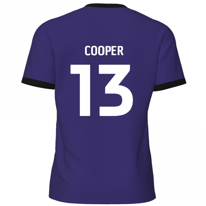 Kids Football Murphy Cooper #13 Purple Away Jersey 2024/25 T-Shirt Australia