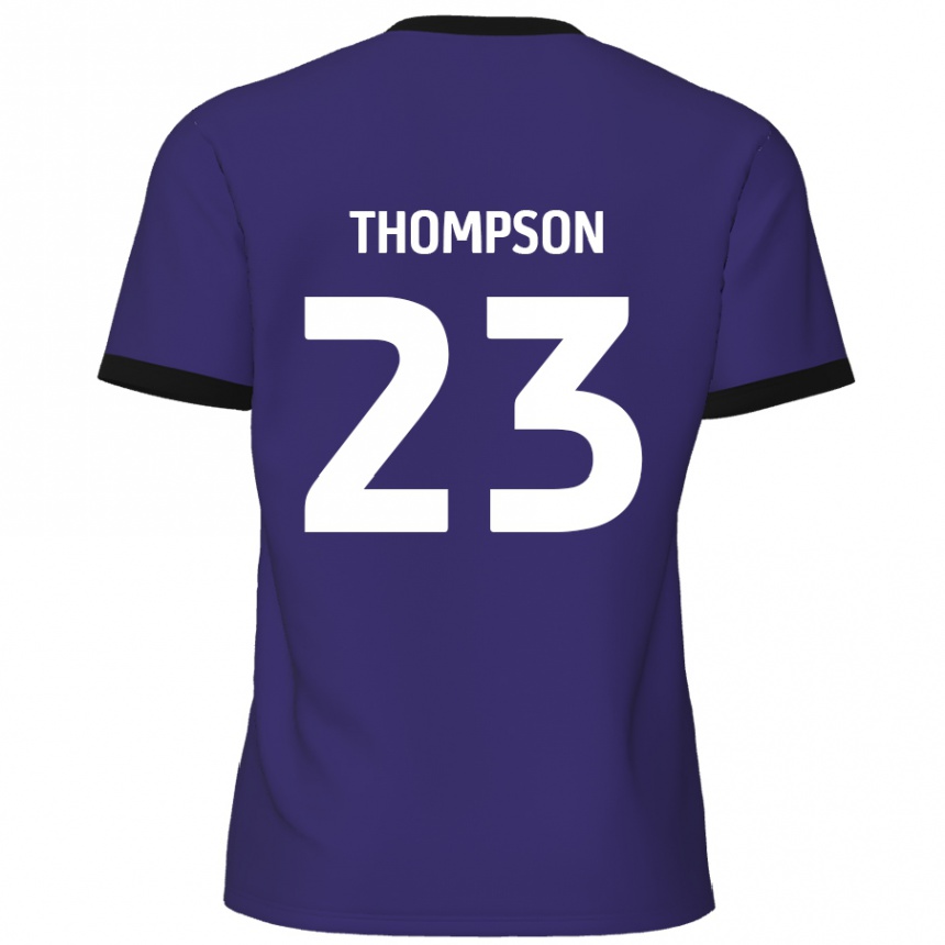 Kids Football Louis Thompson #23 Purple Away Jersey 2024/25 T-Shirt Australia