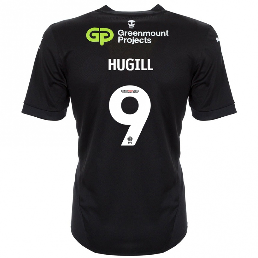 Kids Football Joe Hugill #9 Black Away Jersey 2024/25 T-Shirt Australia