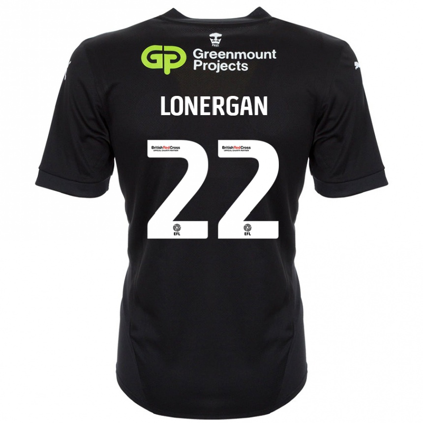 Kids Football Andy Lonergan #22 Black Away Jersey 2024/25 T-Shirt Australia