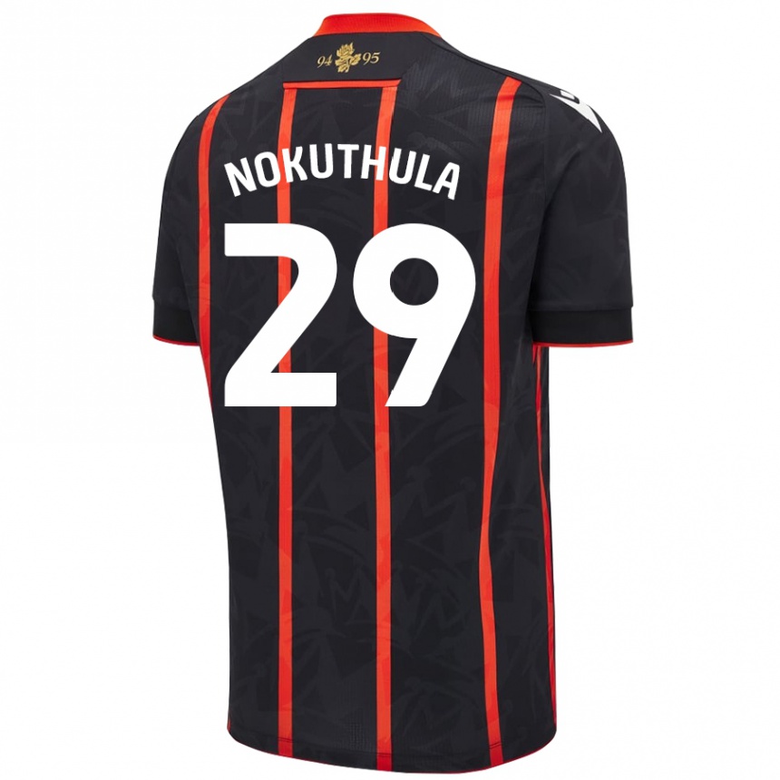 Kids Football Faith Nokuthula #29 Black Red Away Jersey 2024/25 T-Shirt Australia