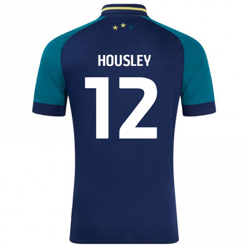 Kids Football Autumn Housley #12 Navy Dark Green Away Jersey 2024/25 T-Shirt Australia