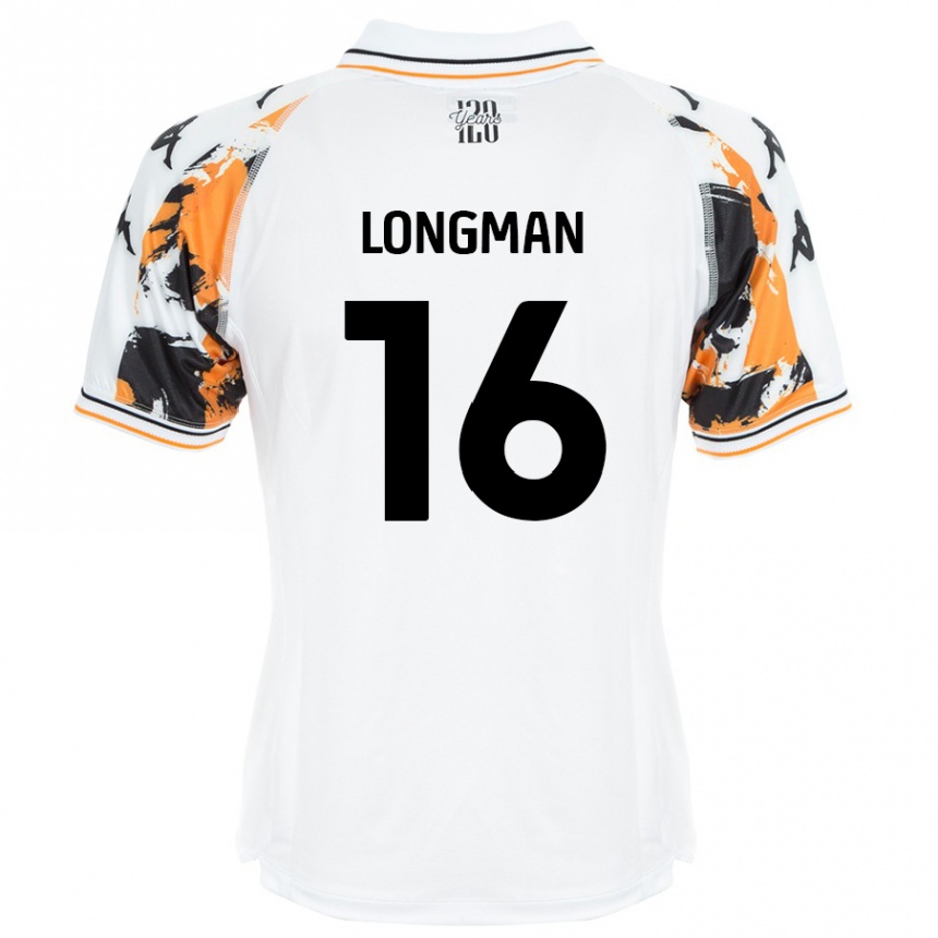 Kids Football Ryan Longman #16 White Away Jersey 2024/25 T-Shirt Australia