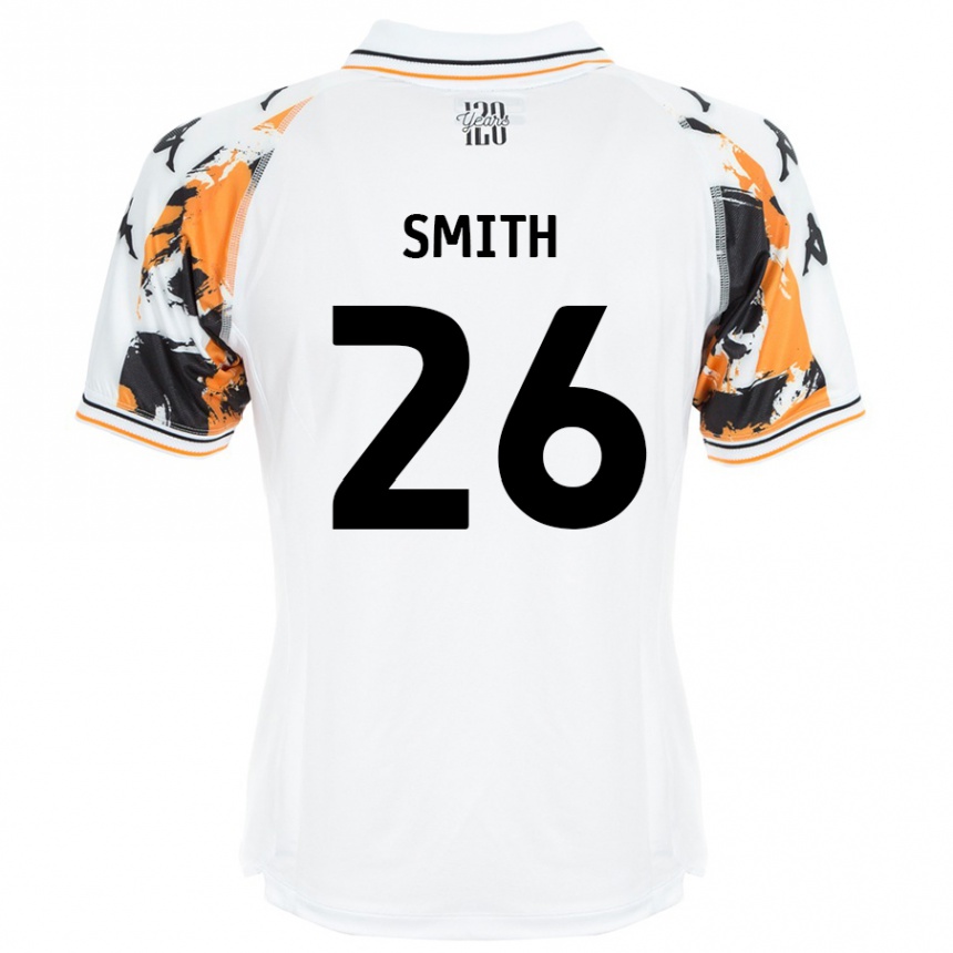 Kids Football Andy Smith #26 White Away Jersey 2024/25 T-Shirt Australia