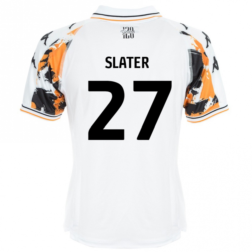 Kids Football Regan Slater #27 White Away Jersey 2024/25 T-Shirt Australia