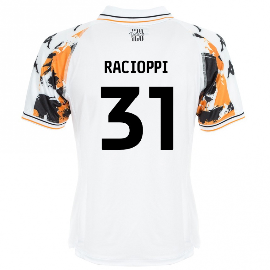 Kids Football Anthony Racioppi #31 White Away Jersey 2024/25 T-Shirt Australia