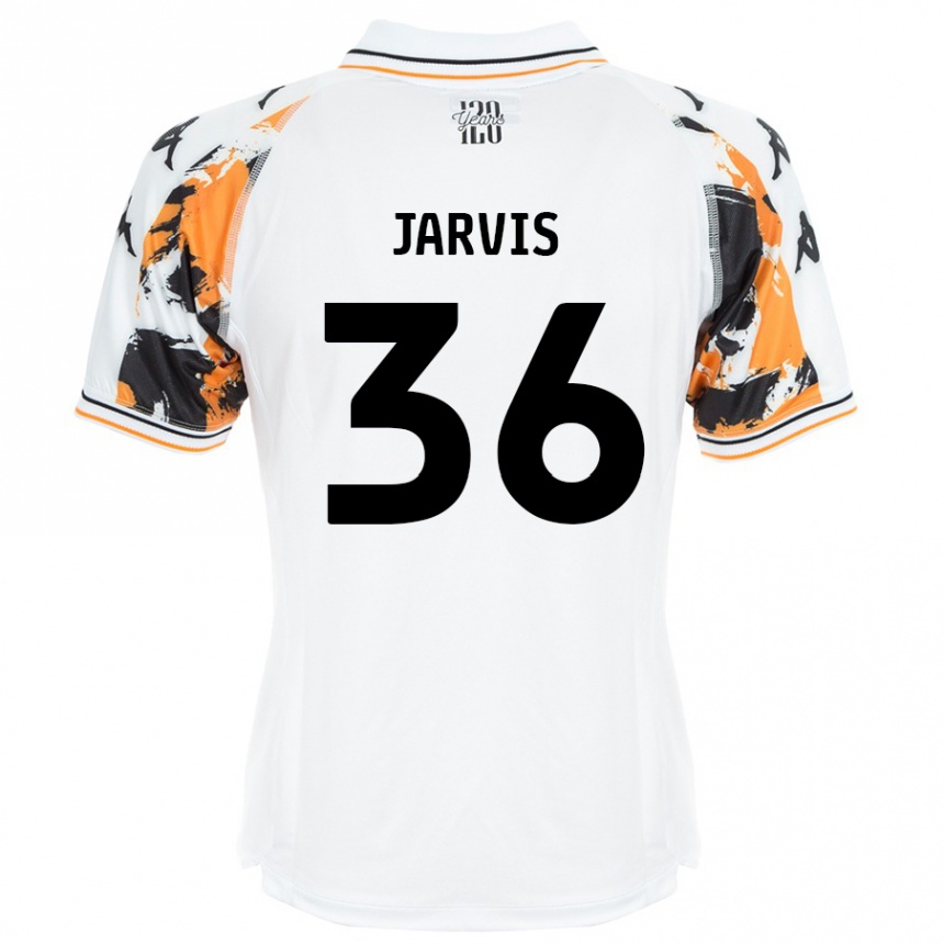 Kids Football Will Jarvis #36 White Away Jersey 2024/25 T-Shirt Australia