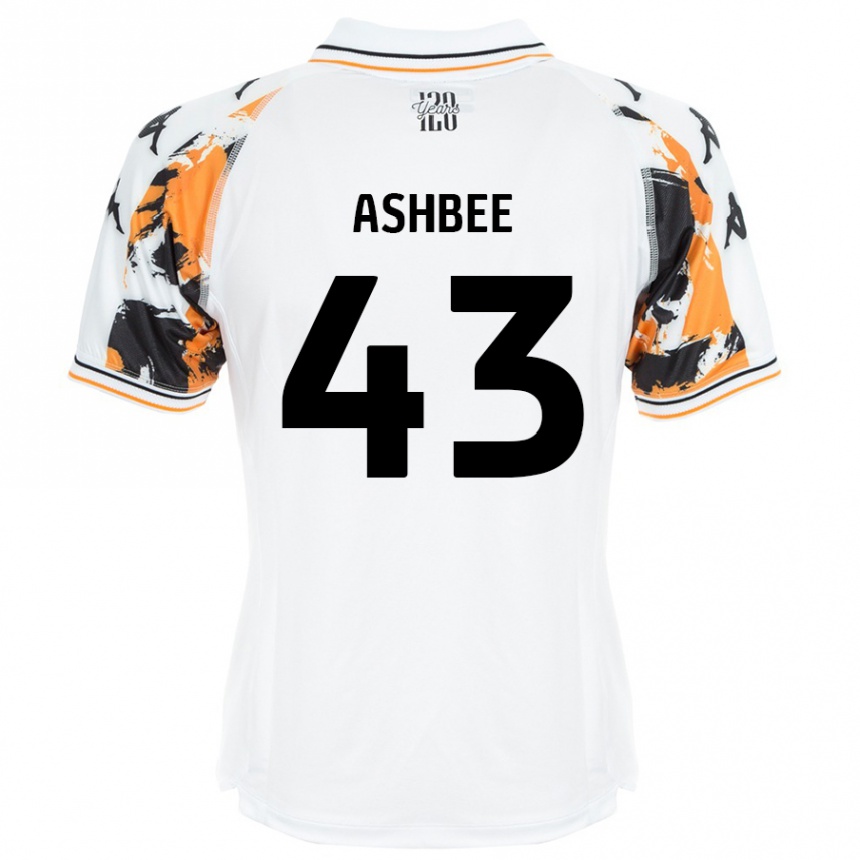 Kids Football Stanley Ashbee #43 White Away Jersey 2024/25 T-Shirt Australia