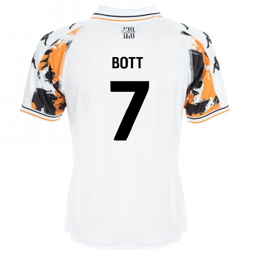 Kids Football Liberty Bott #7 White Away Jersey 2024/25 T-Shirt Australia