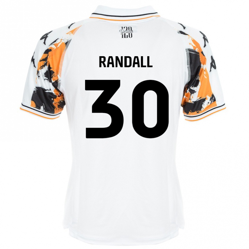 Kids Football Jennifer Randall #30 White Away Jersey 2024/25 T-Shirt Australia