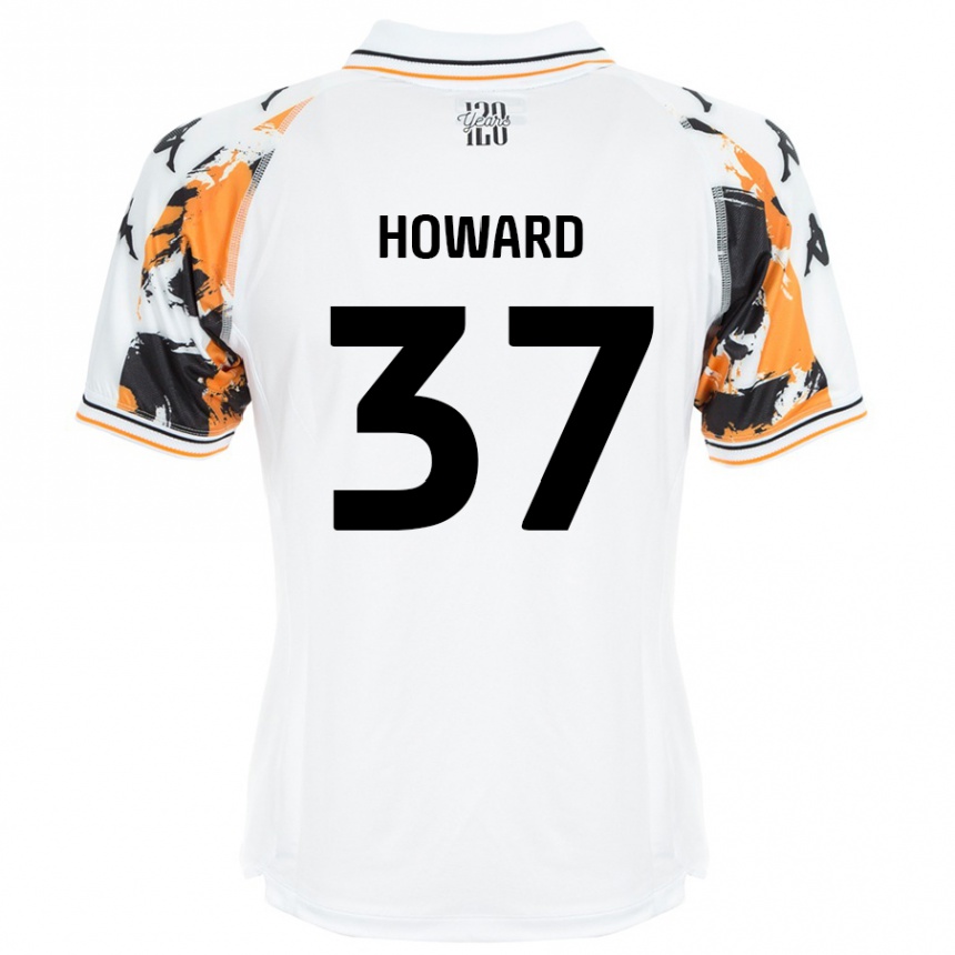 Kids Football Scarlet Howard #37 White Away Jersey 2024/25 T-Shirt Australia