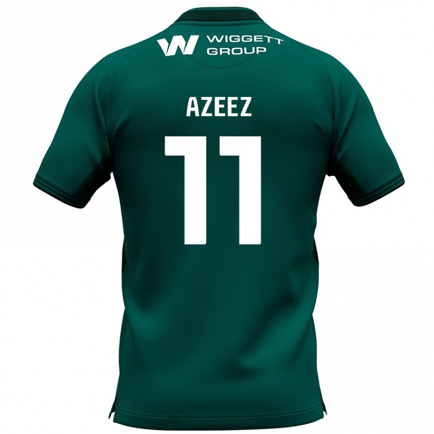 Kids Football Femi Azeez #11 Green Away Jersey 2024/25 T-Shirt Australia