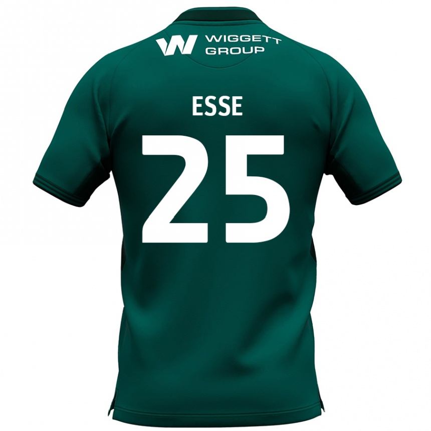 Kids Football Romain Esse #25 Green Away Jersey 2024/25 T-Shirt Australia