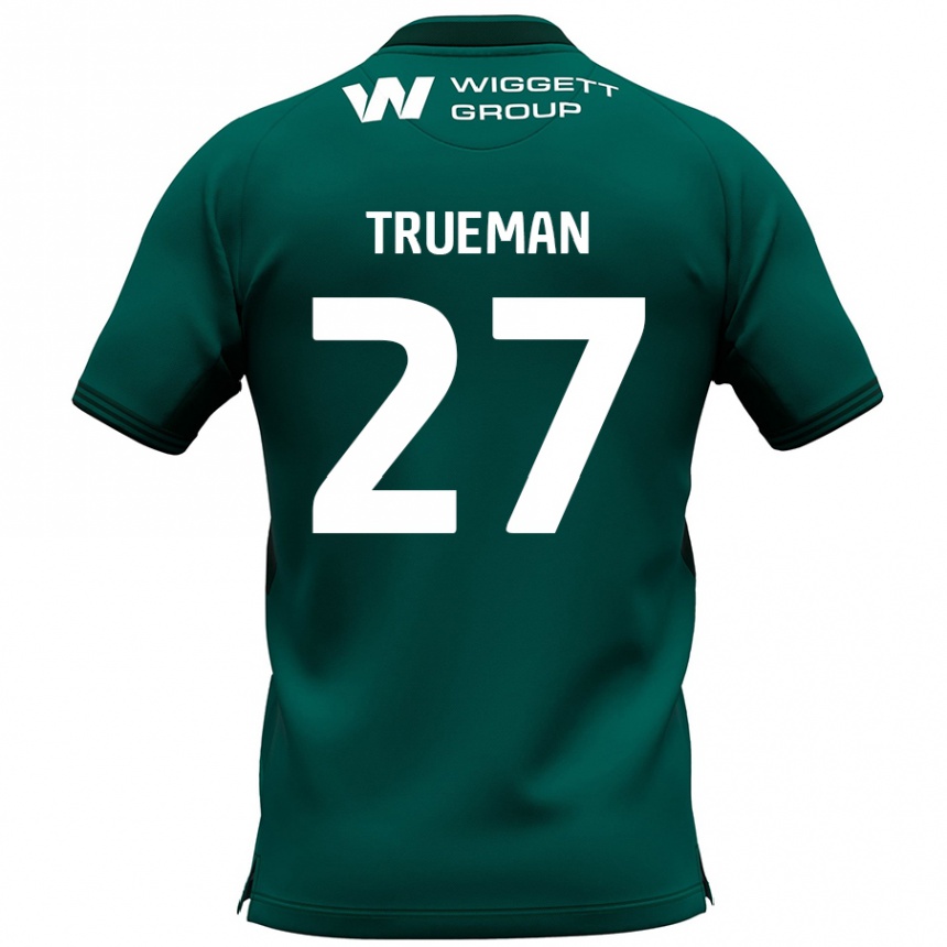 Kids Football Connal Trueman #27 Green Away Jersey 2024/25 T-Shirt Australia