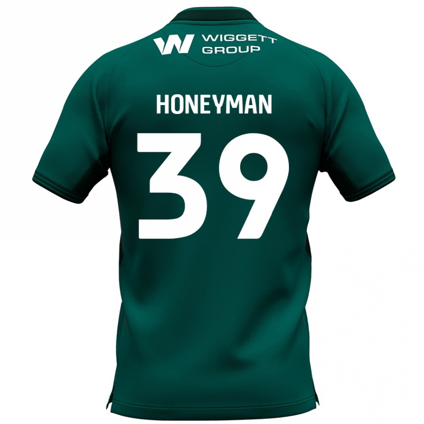 Kids Football George Honeyman #39 Green Away Jersey 2024/25 T-Shirt Australia