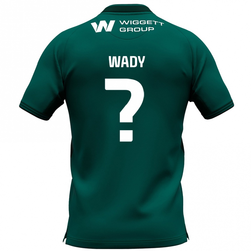 Kids Football Ethan Wady #0 Green Away Jersey 2024/25 T-Shirt Australia