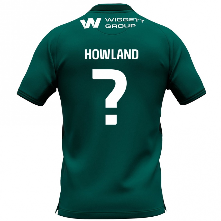 Kids Football Jack Howland #0 Green Away Jersey 2024/25 T-Shirt Australia