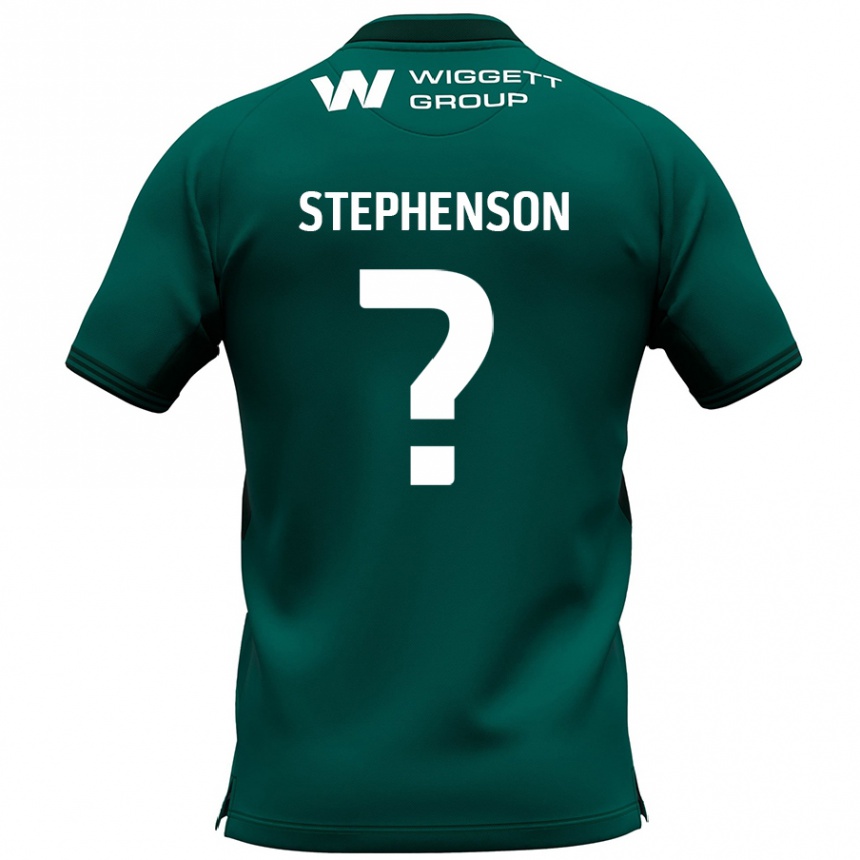 Kids Football Joshua Stephenson #0 Green Away Jersey 2024/25 T-Shirt Australia