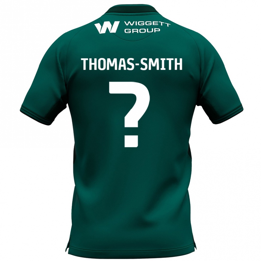 Kids Football Jaydon Thomas-Smith #0 Green Away Jersey 2024/25 T-Shirt Australia