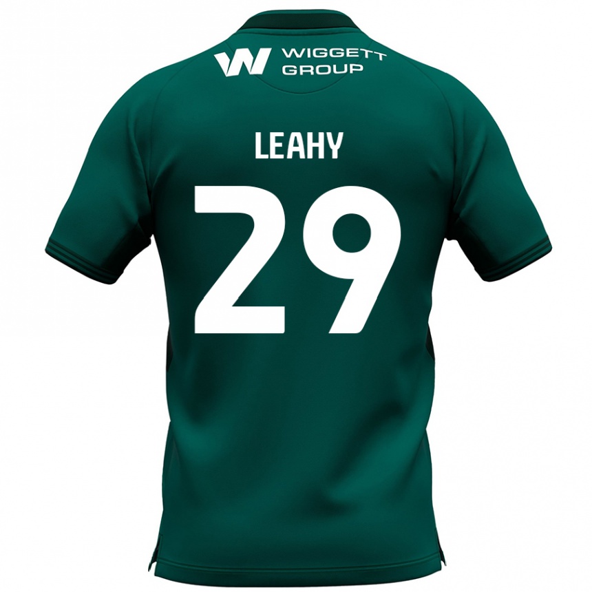 Kids Football Tom Leahy #29 Green Away Jersey 2024/25 T-Shirt Australia